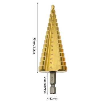 Cône conique foret bit hex 1/4 &quot;